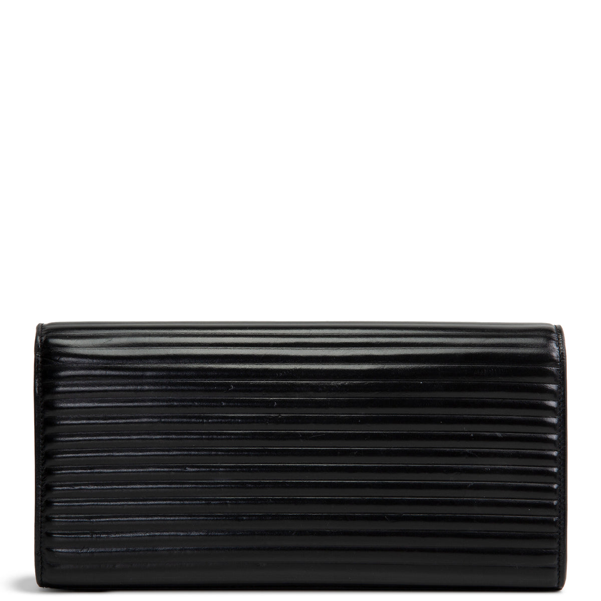 SAINT LAURENT Horizontal Quilted Monogram Clutch