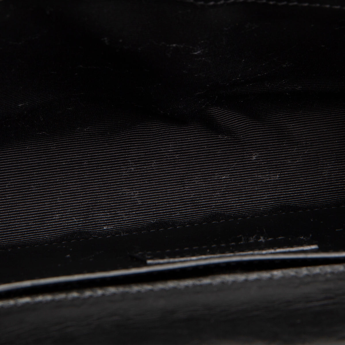 SAINT LAURENT Horizontal Quilted Monogram Clutch