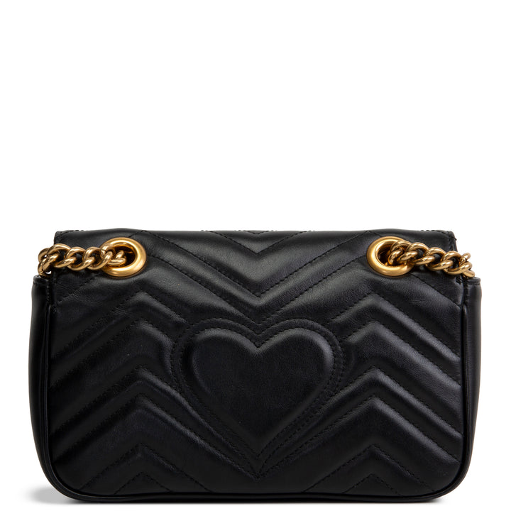 GUCCI GG Marmont Small Shoulder Bag - Black