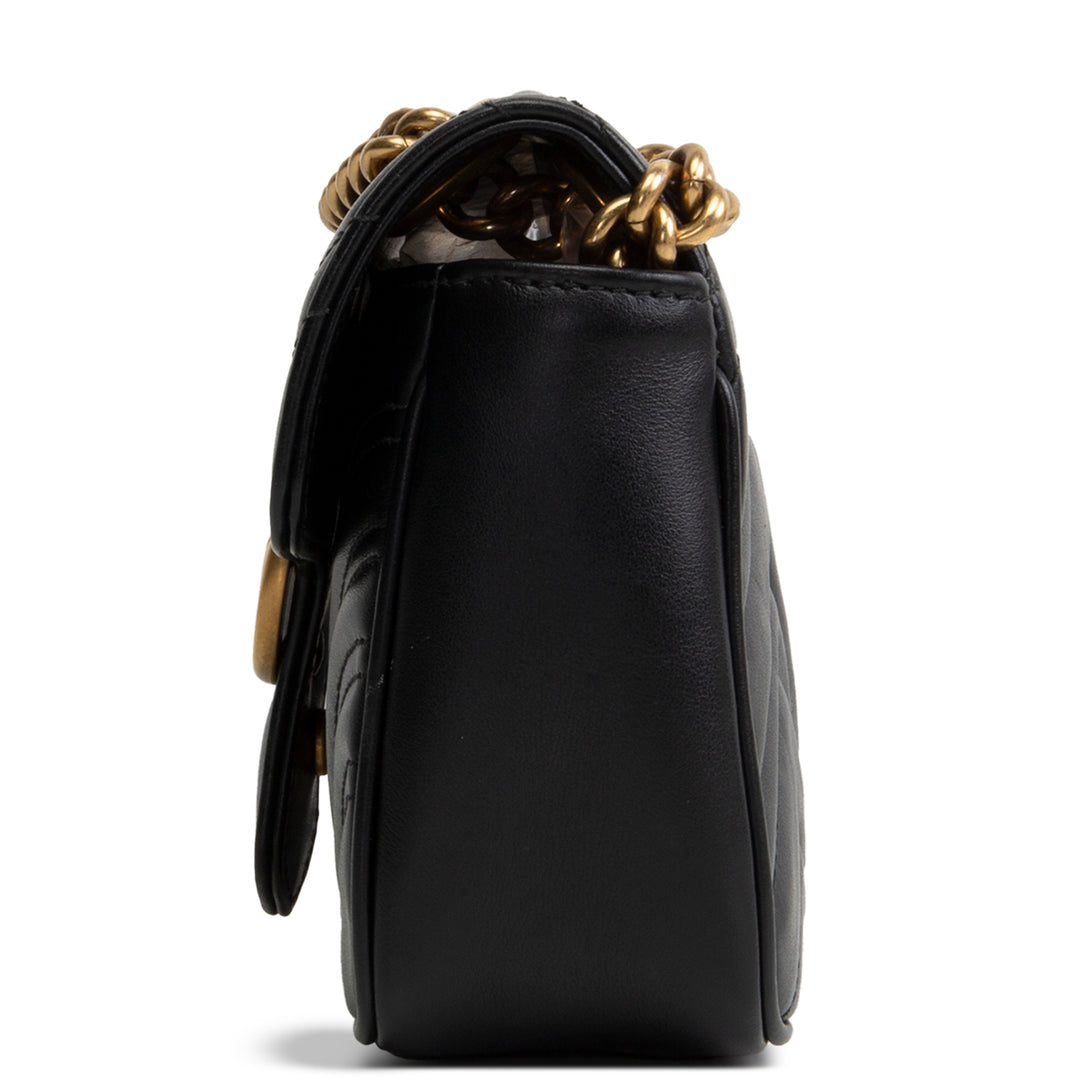 GUCCI GG Marmont Small Shoulder Bag - Black