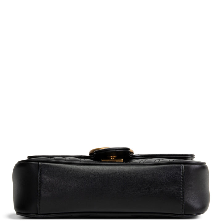 GUCCI GG Marmont Small Shoulder Bag - Black