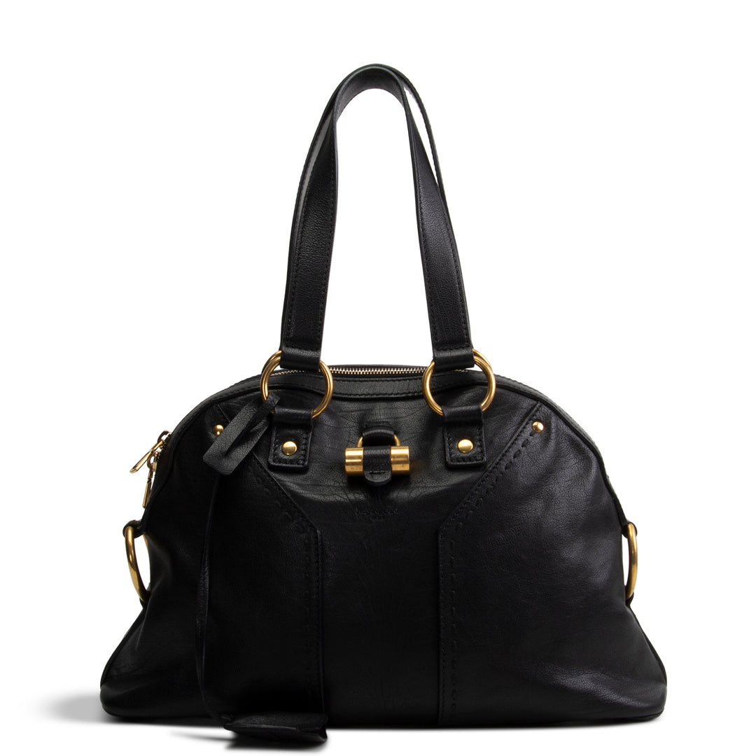 SAINT LAURENT Leather Muse Shoulder Bag