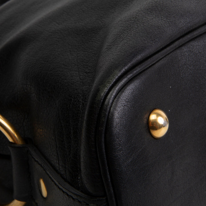 SAINT LAURENT Leather Muse Shoulder Bag
