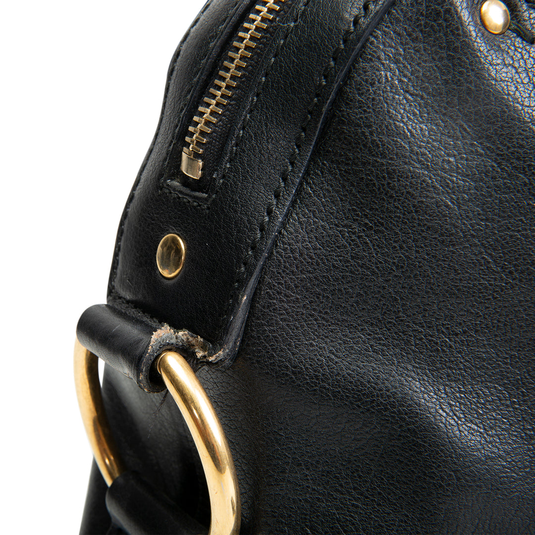 SAINT LAURENT Leather Muse Shoulder Bag