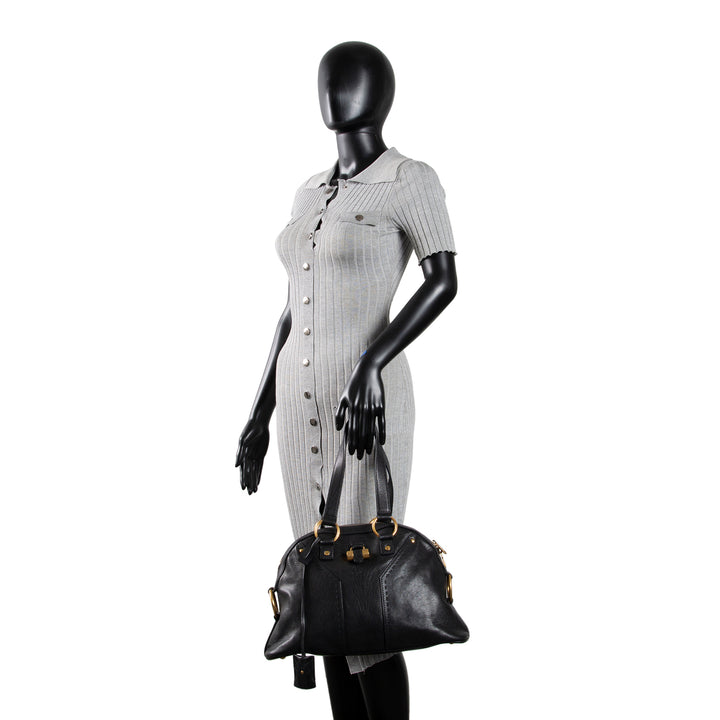 SAINT LAURENT Leather Muse Shoulder Bag