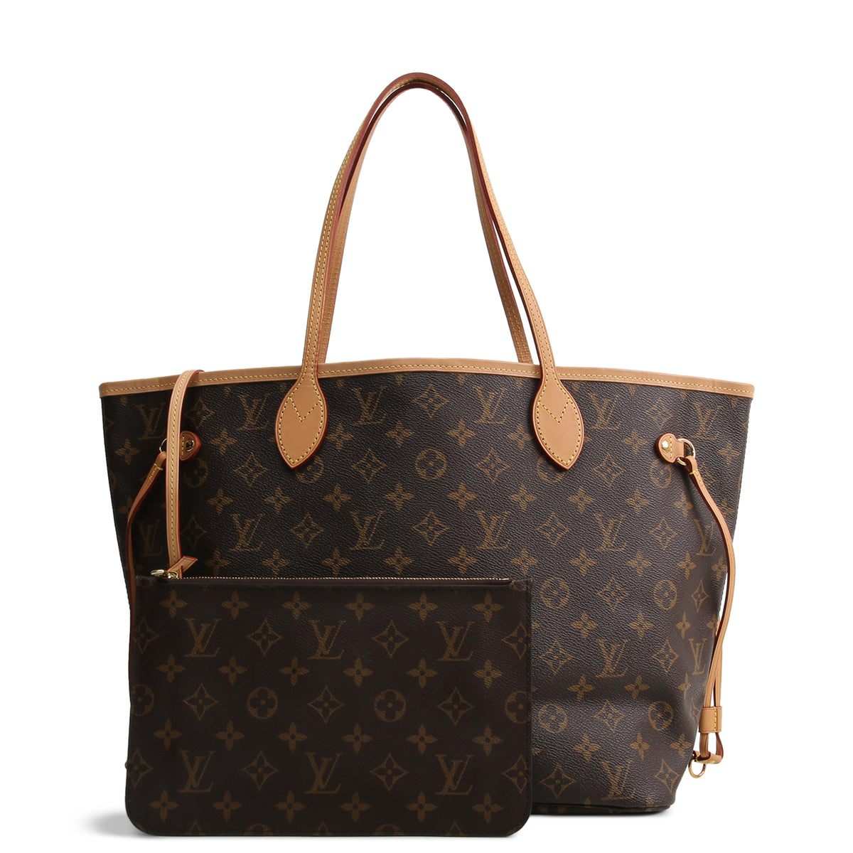 LOUIS VUITTON Monogram Neverfull MM w/ Pouch