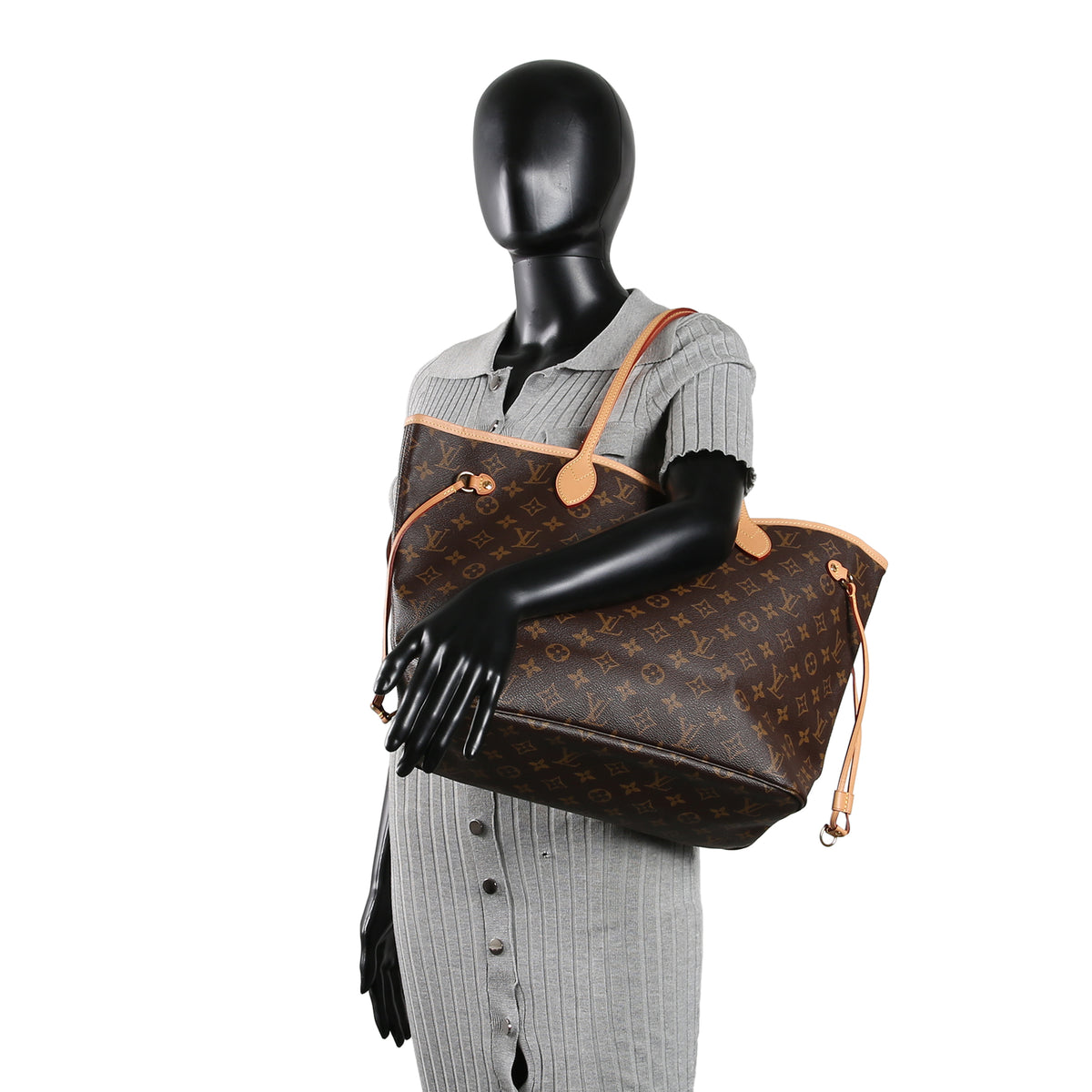 LOUIS VUITTON Monogram Neverfull MM w/ Pouch