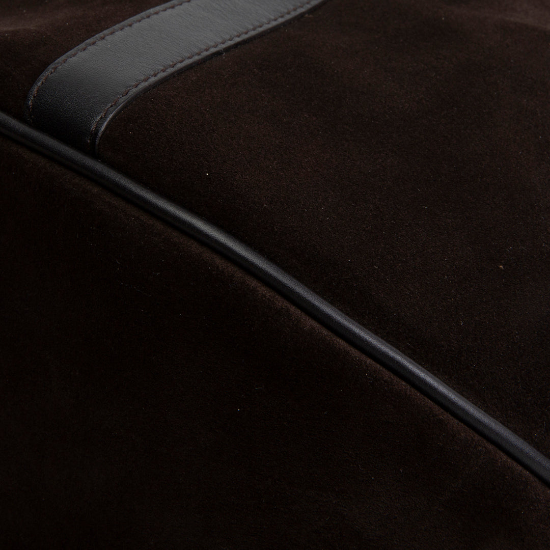 GUCCI Suede Bamboo Top Handle