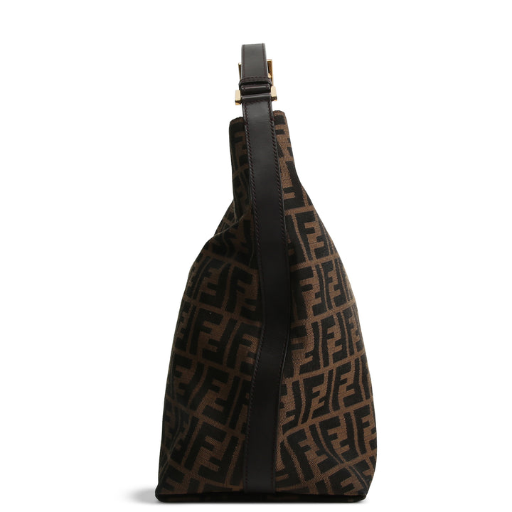 FENDI Zucca FF Hobo - Tobacco
