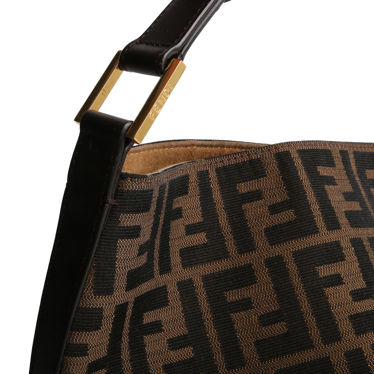 FENDI Zucca FF Hobo - Tobacco