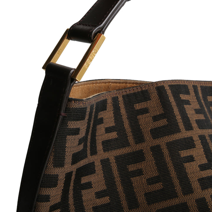 FENDI Zucca FF Hobo - Tobacco