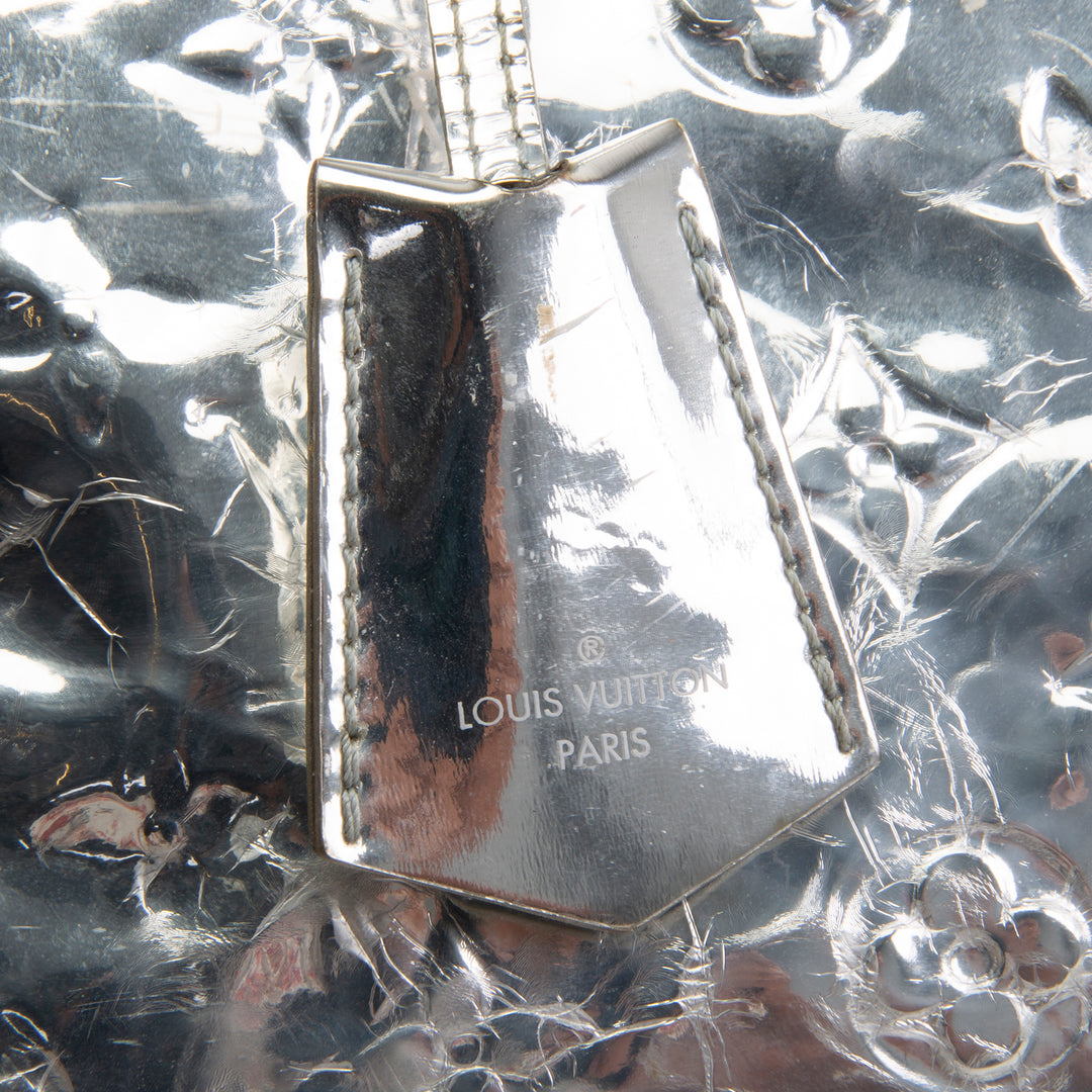 LOUIS VUITTON Speedy 35 - Miroir Patent - Silver OUTLET FINAL SALE