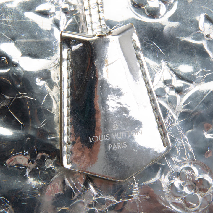 LOUIS VUITTON Speedy 35 - Miroir Patent - Silver OUTLET FINAL SALE