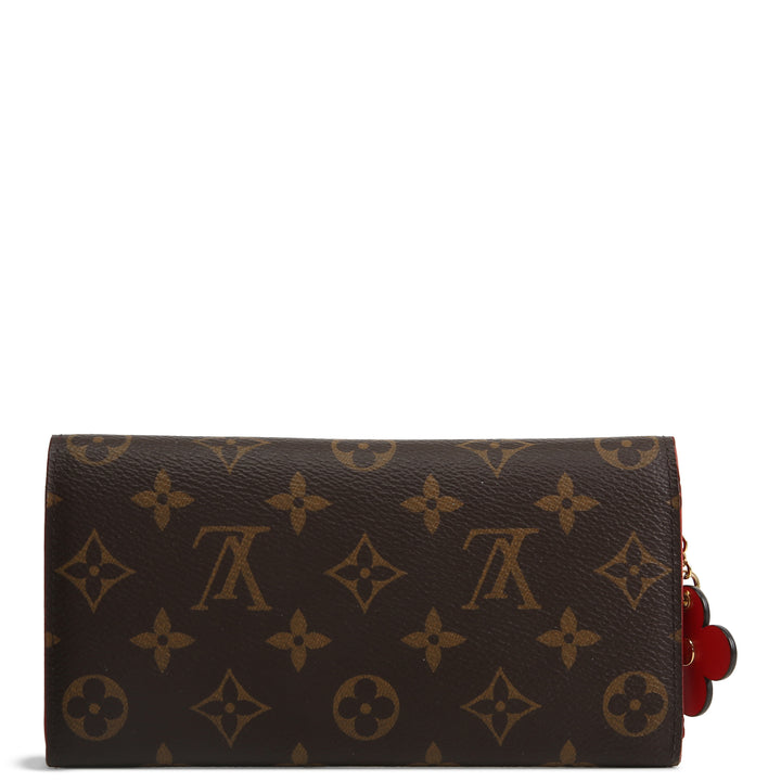 LOUIS VUITTON Monogram Bloom Flower Emilie Wallet