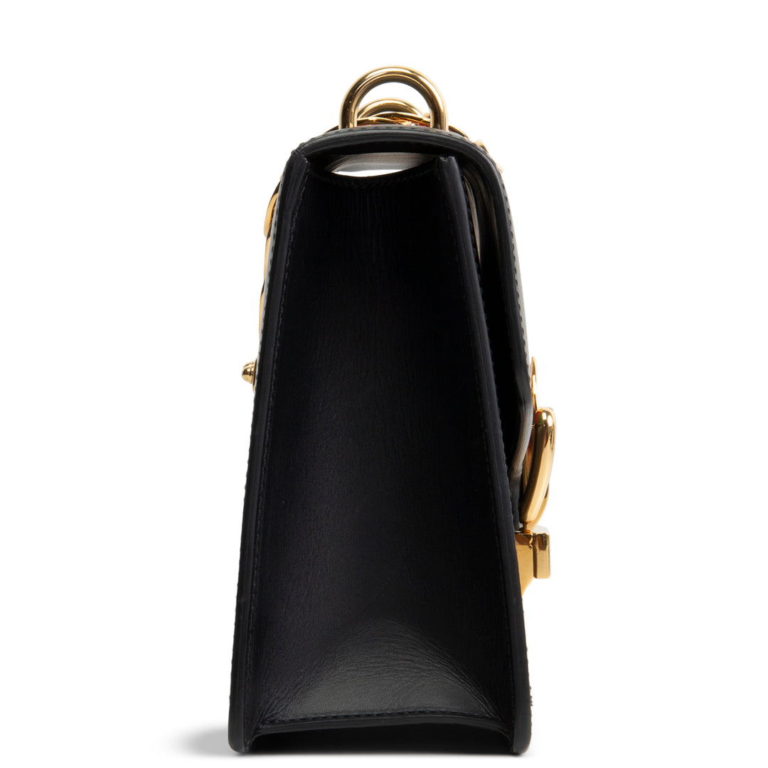 GUCCI Small Sylvie Shoulder Bag - Black