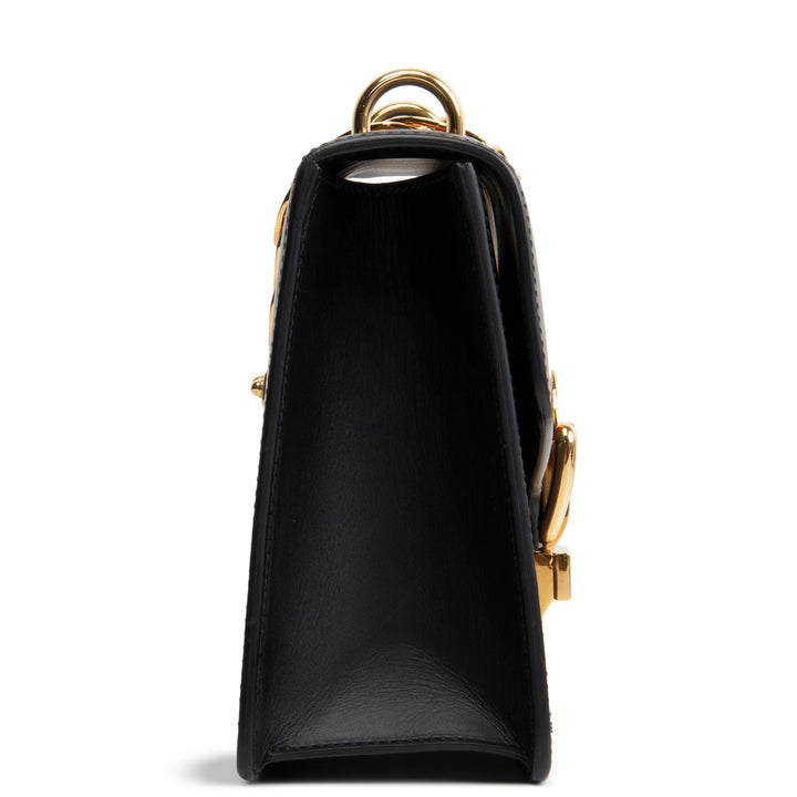GUCCI Small Sylvie Shoulder Bag - Black