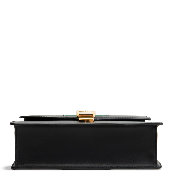 GUCCI Small Sylvie Shoulder Bag - Black