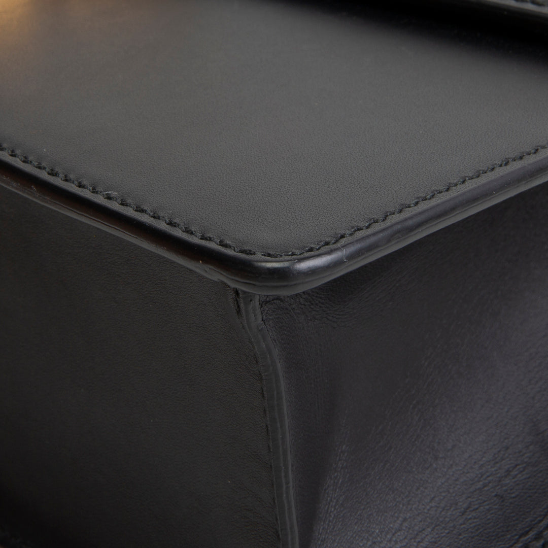 GUCCI Small Sylvie Shoulder Bag - Black