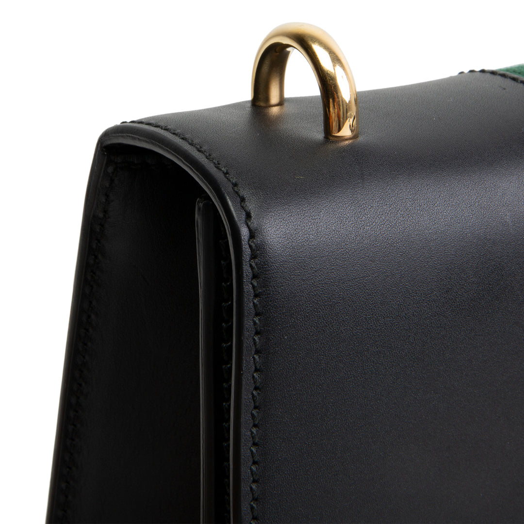 GUCCI Small Sylvie Shoulder Bag - Black