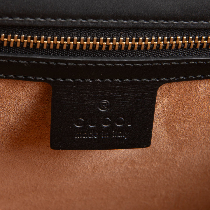 GUCCI Small Sylvie Shoulder Bag - Black