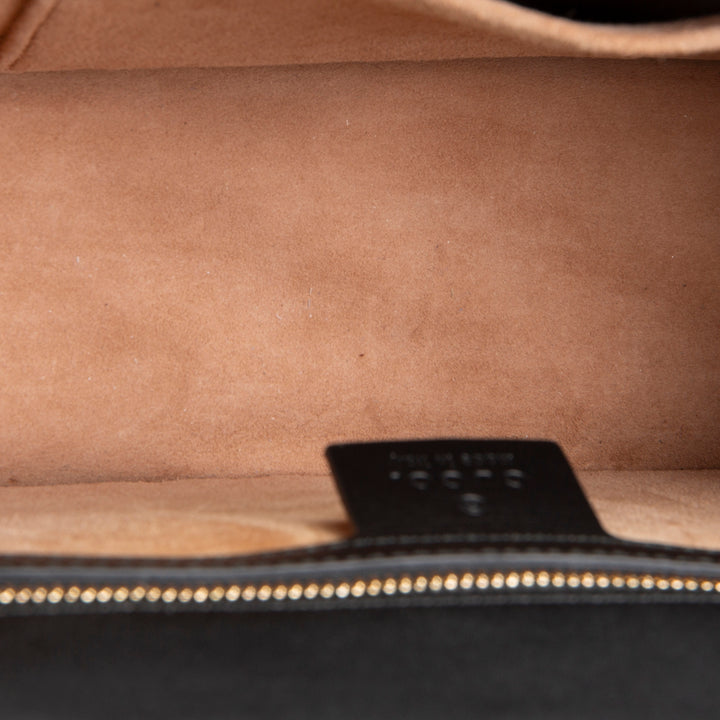 GUCCI Small Sylvie Shoulder Bag - Black