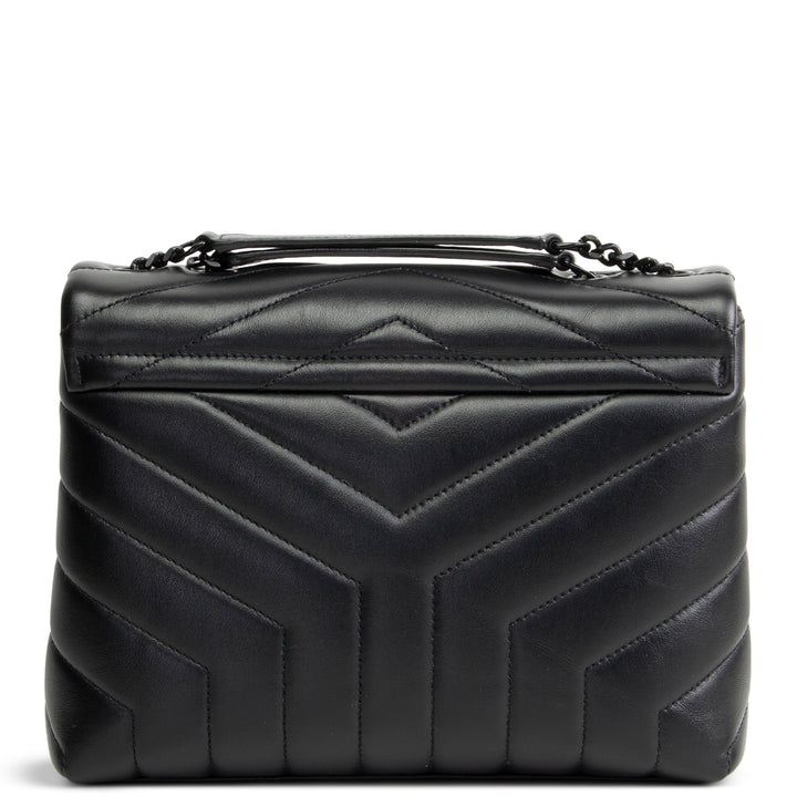 SAINT LAURENT Small Loulou Shoulder Bag  - Black