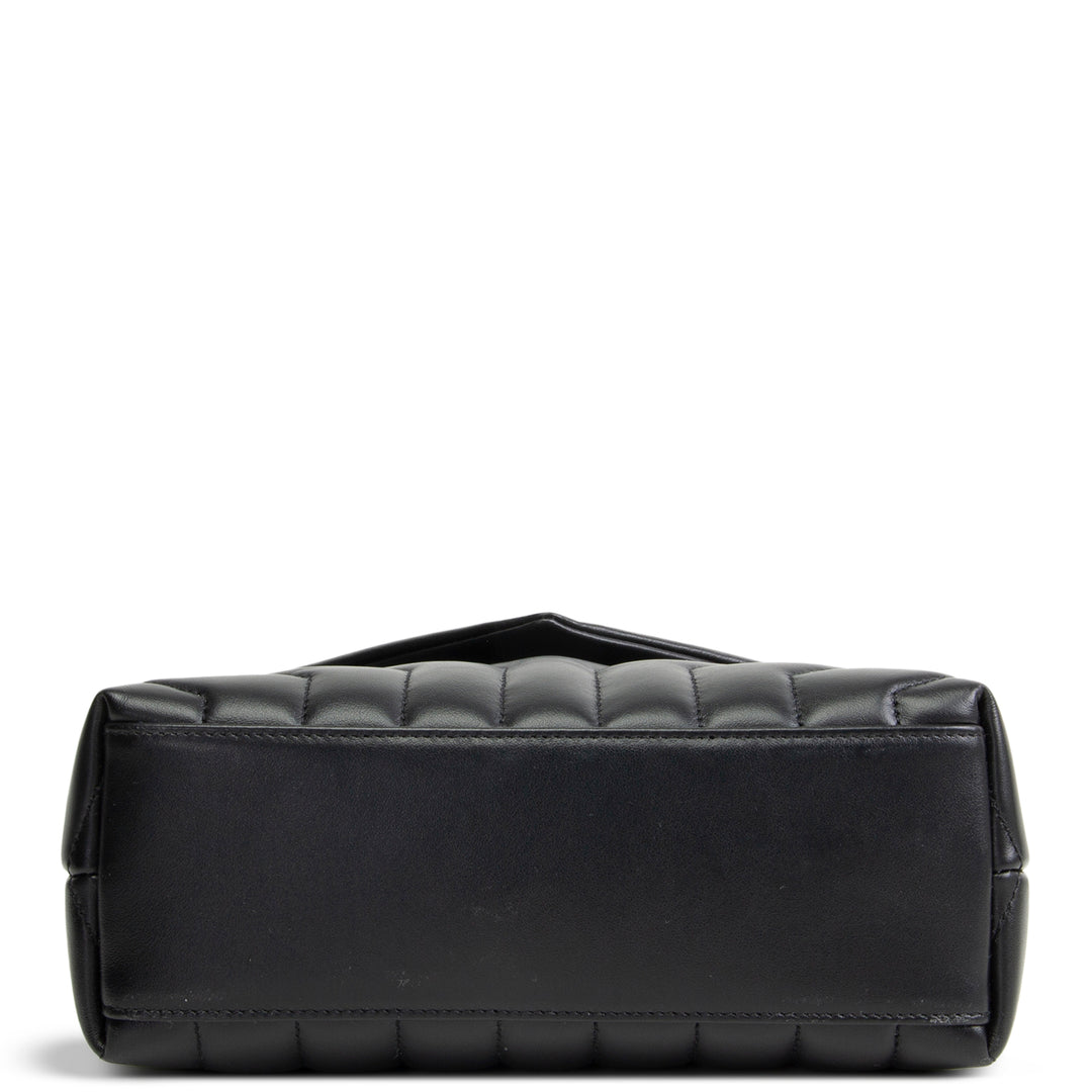 SAINT LAURENT Small Loulou Shoulder Bag  - Black