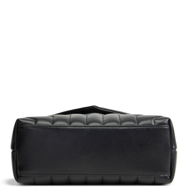SAINT LAURENT Small Loulou Shoulder Bag  - Black