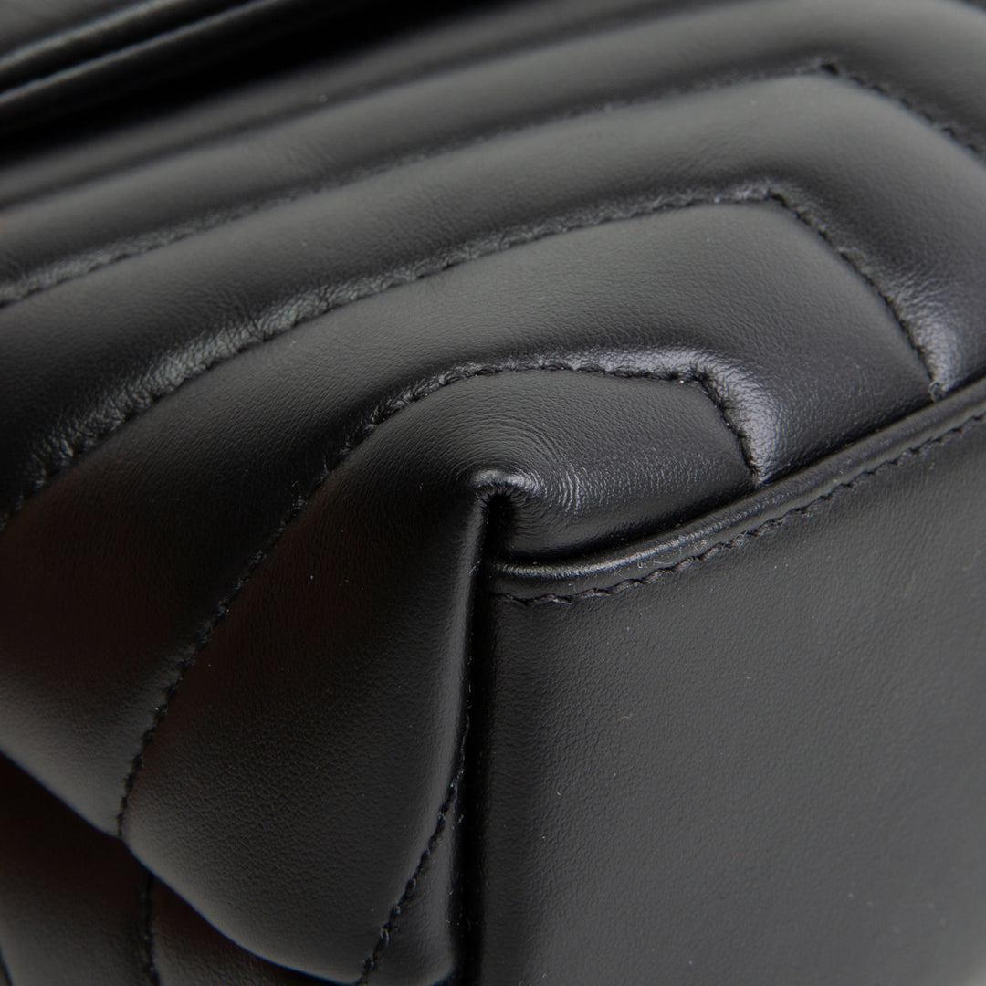 SAINT LAURENT Small Loulou Shoulder Bag  - Black