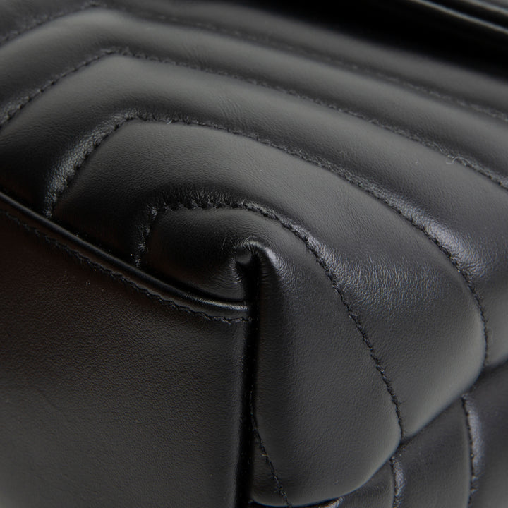 SAINT LAURENT Small Loulou Shoulder Bag  - Black