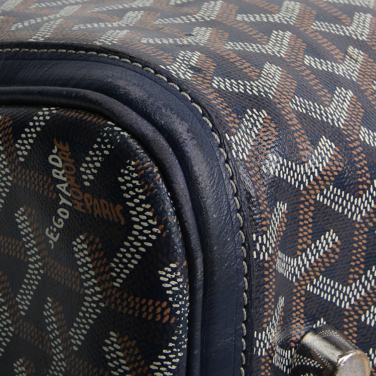 GOYARD Goyardine Croisiere 45 - Navy Blue OUTLET FINAL SALE