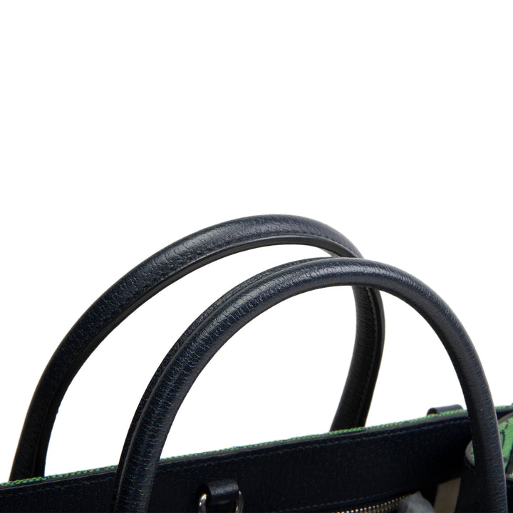 GUCCI GG Canvas Interlocking G Tote - Green