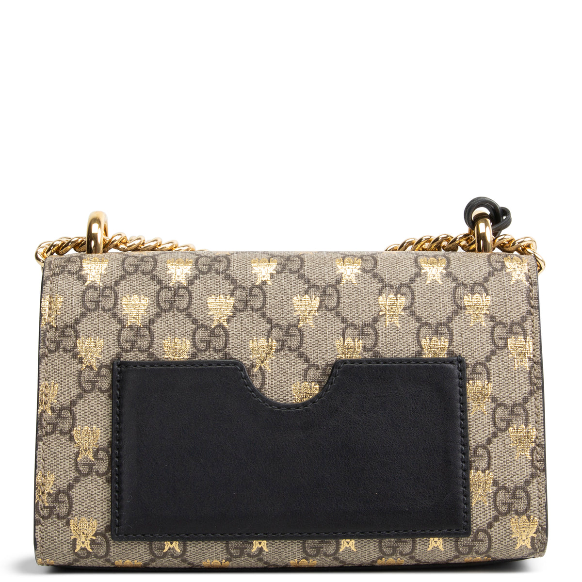 GUCCI GG Supreme Bee Padlock Shoulder Bag