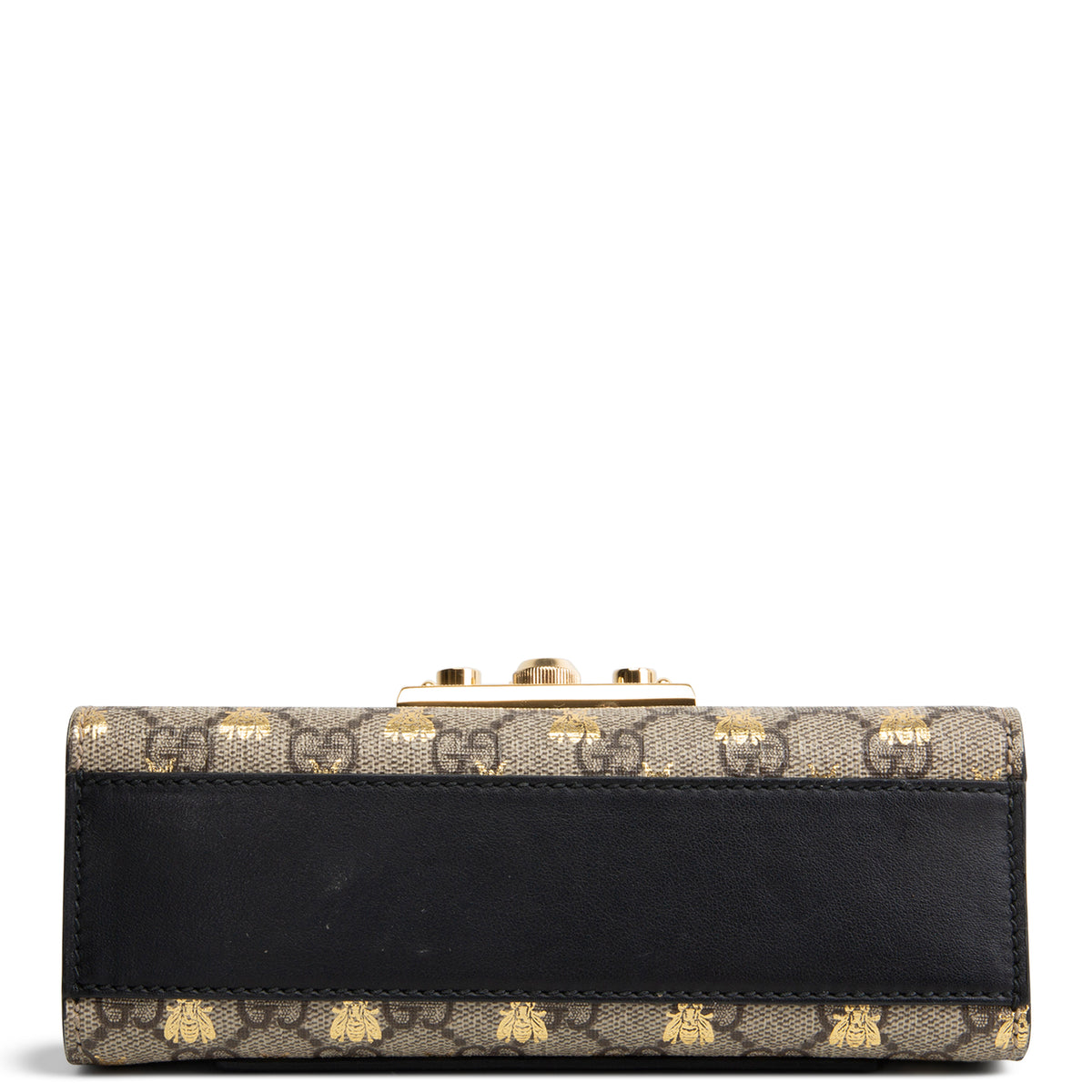 GUCCI GG Supreme Bee Padlock Shoulder Bag
