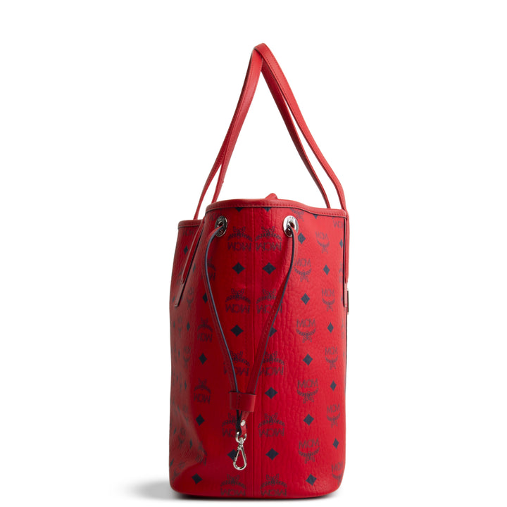 MCM Visetos Liz Tote w/ Pouch - Red