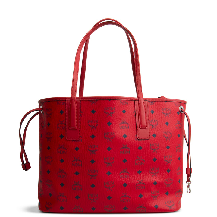 MCM Visetos Liz Tote w/ Pouch - Red