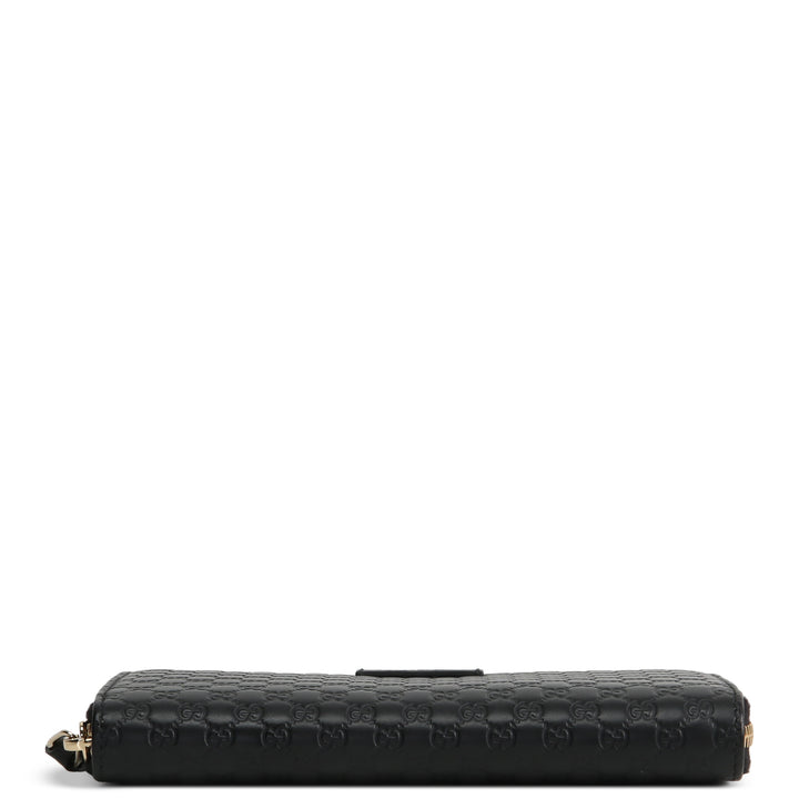 GUCCI Microguccissima Zip Around Wallet