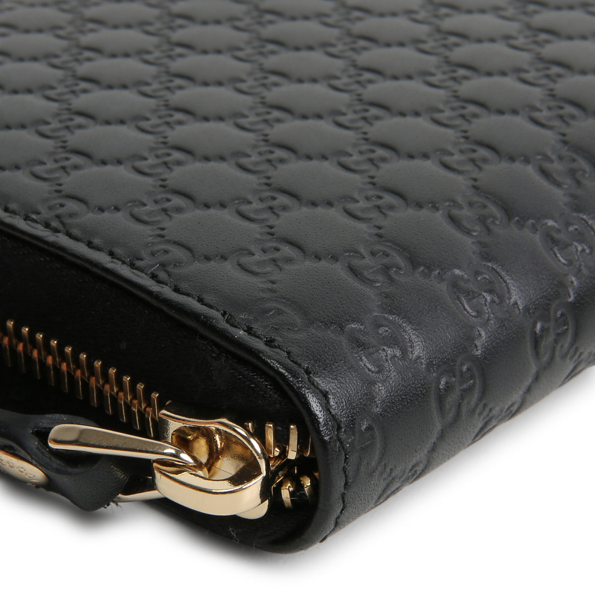 GUCCI Microguccissima Zip Around Wallet