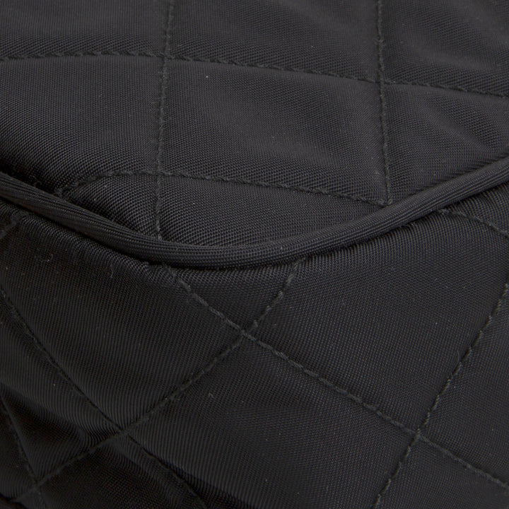 PRADA Tessuto Nylon Impuntu Shoulder Bag - Black