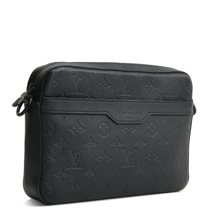 LOUIS VUITTON Monogram Shadow Trio Messenger Bag - Black