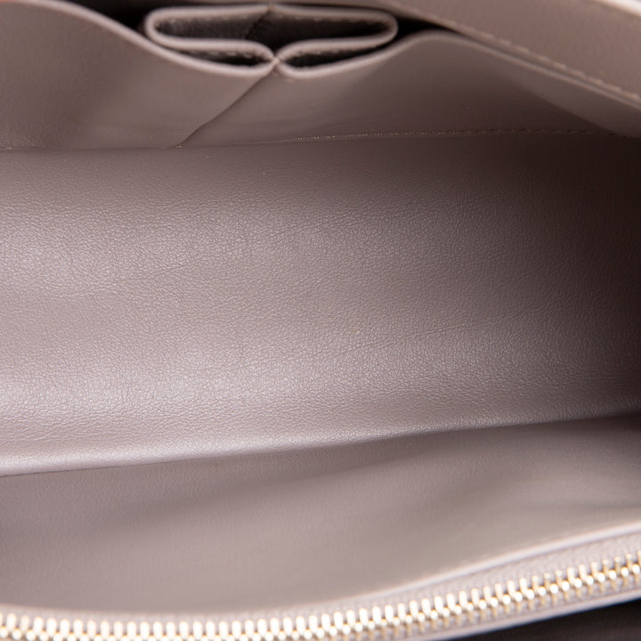 CHANEL Small Lizard Trimmed Coco Handle Shoulder Bag - Light Purple