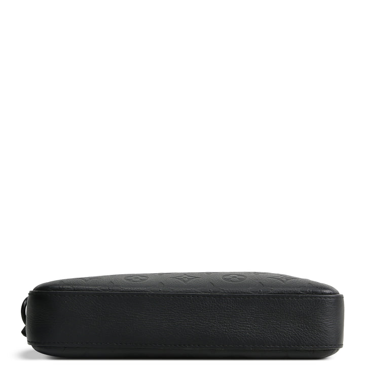 LOUIS VUITTON Monogram Shadow Trio Messenger Bag - Black
