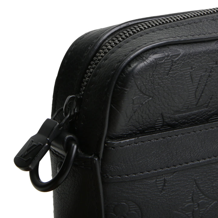 LOUIS VUITTON Monogram Shadow Trio Messenger Bag - Black