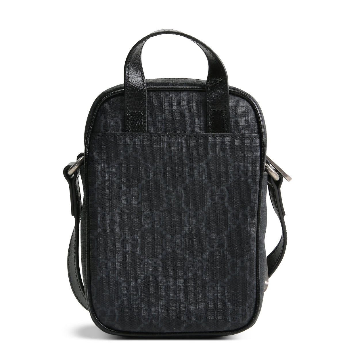 GUCCI GG Supreme Mini Messenger Bag - Black