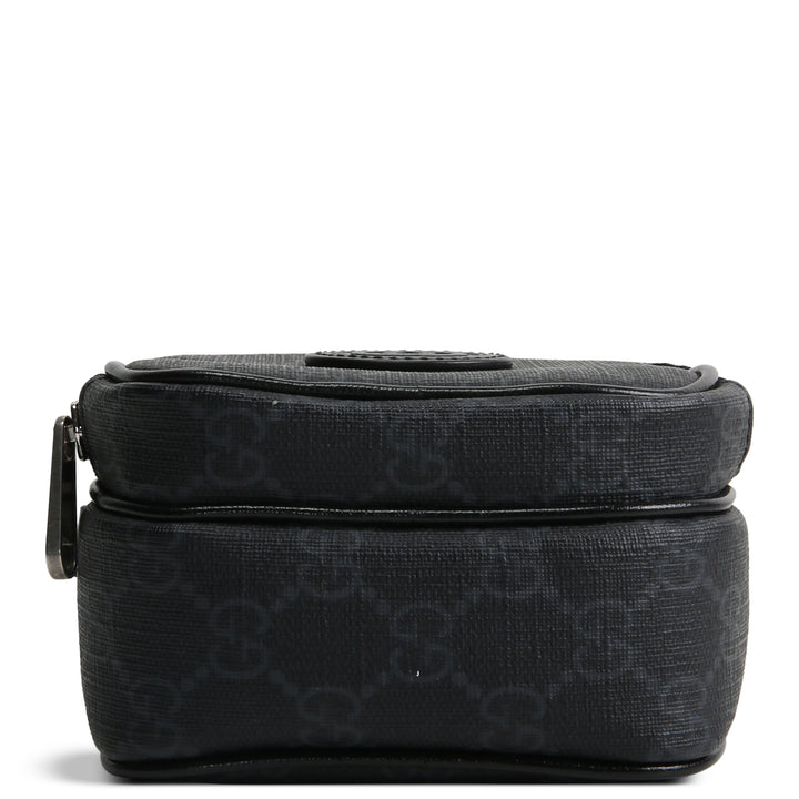 GUCCI GG Supreme Mini Messenger Bag - Black