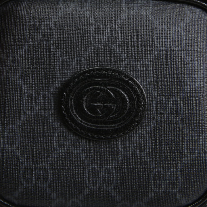 GUCCI GG Supreme Mini Messenger Bag - Black