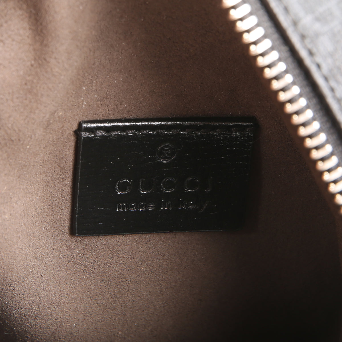 GUCCI GG Supreme Mini Messenger Bag - Black