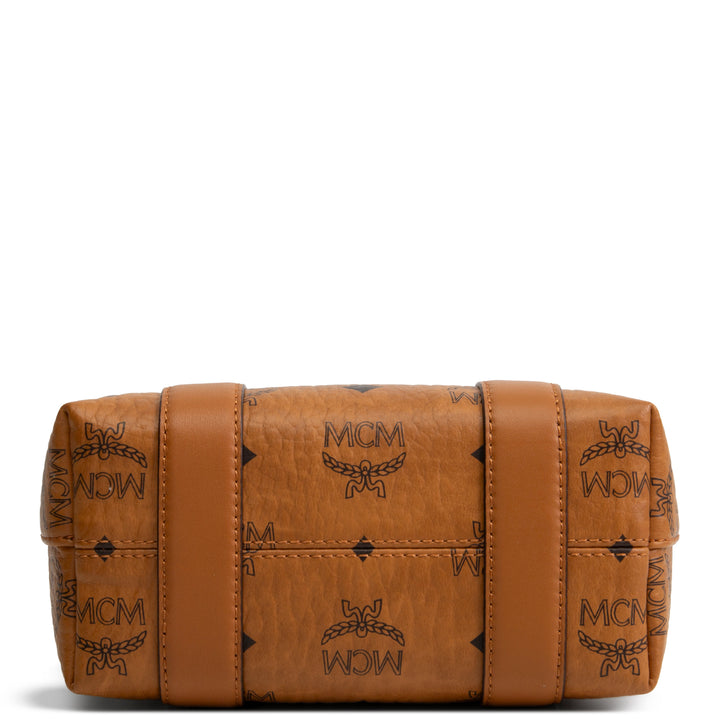 MCM Visetos Aren Tote - Cognac