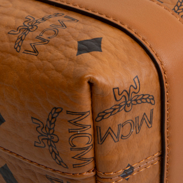 MCM Visetos Aren Tote - Cognac