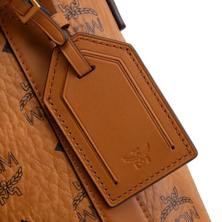 MCM Visetos Aren Tote - Cognac